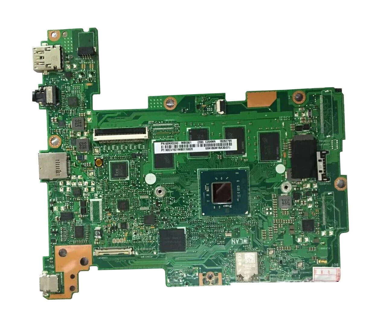 

90NX02A0-R06000 For Asus 11 C204E Chromebook Motherboard 4GB RAM 32GB N4020 100% Full Tested