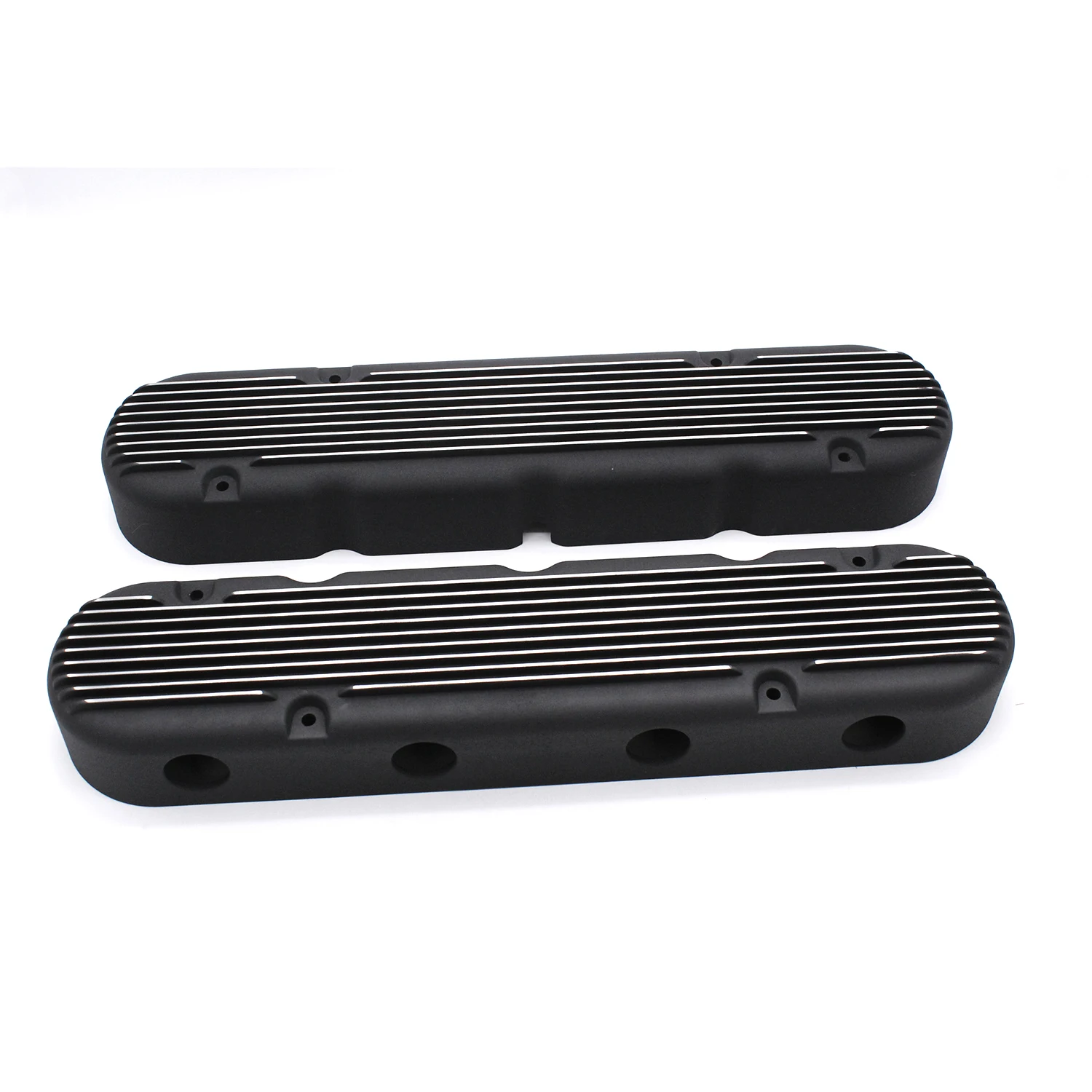 241-181 2pcs Finned Coil Aluminum Valve Cover for Chevrolet LS1 LS2 LS3 LS6 LS7 Engines Small Block V8 GEN. III/IV