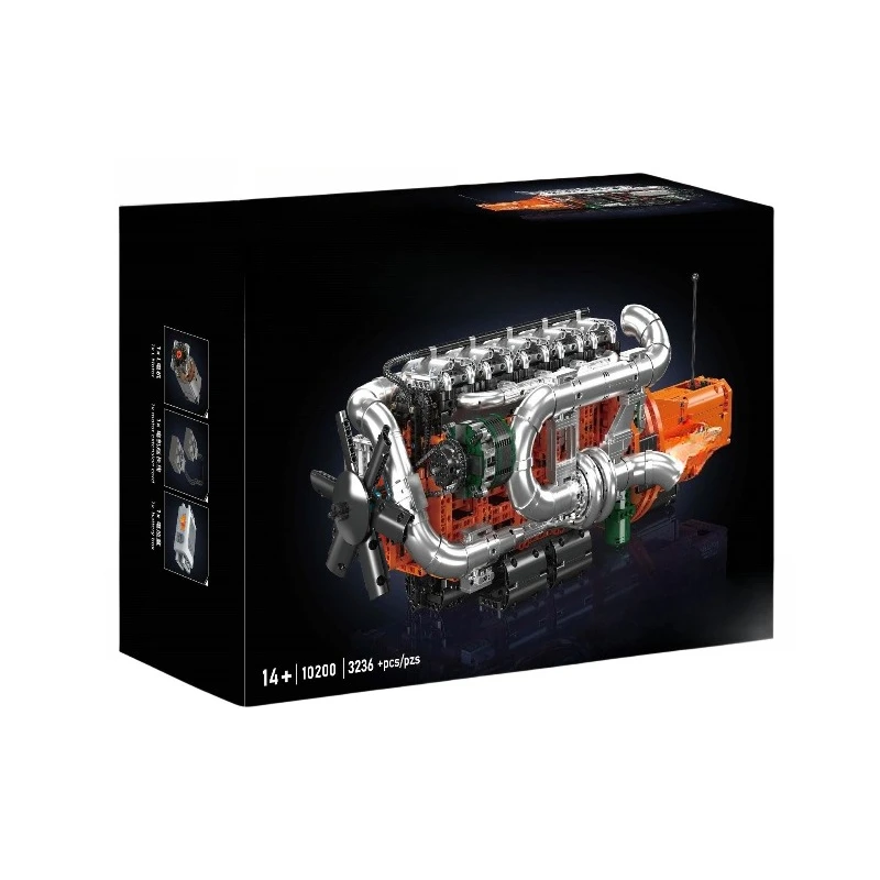 

Automotive Engine Mechanical Model Children's Assembly Building Blocks Toy