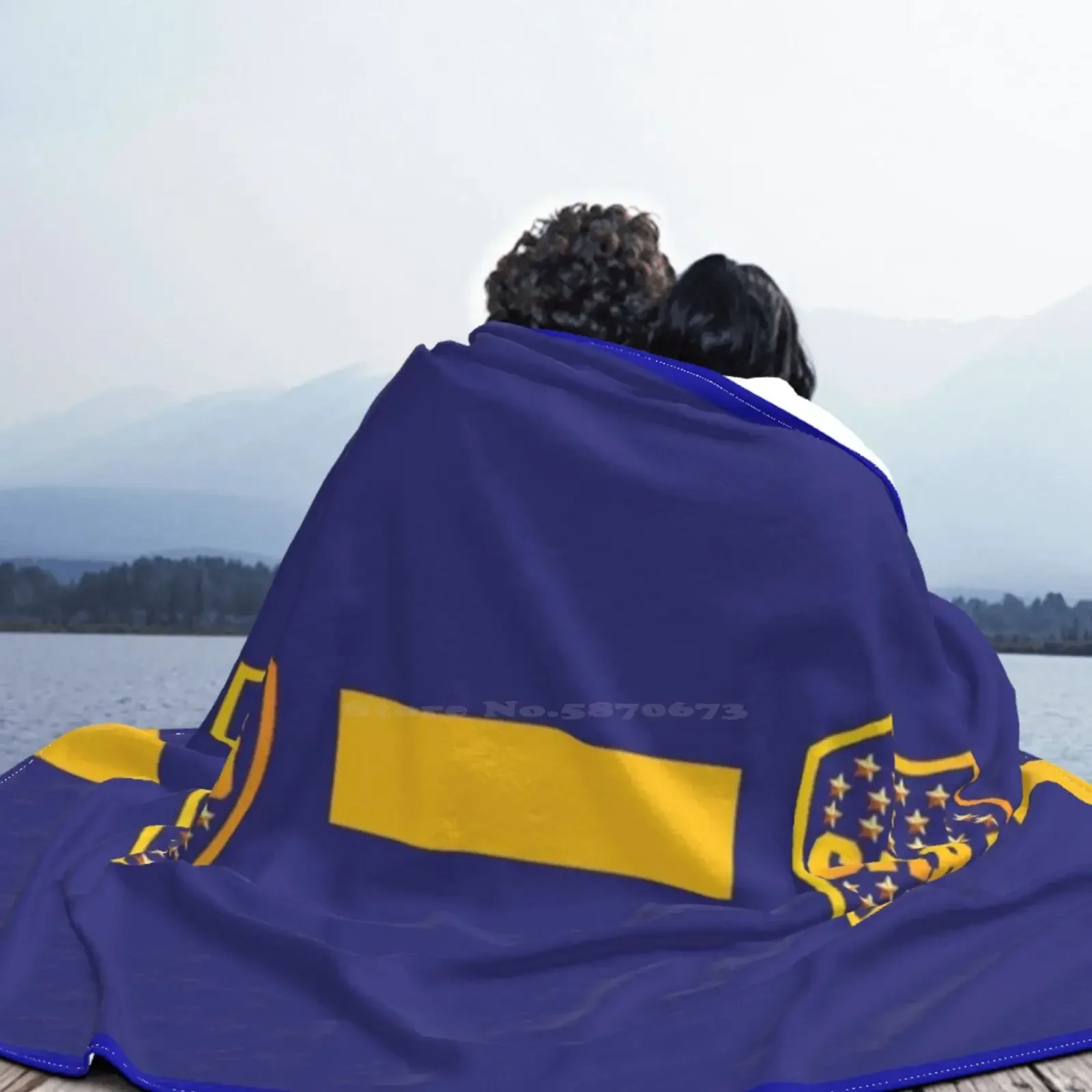 Boca Jrs Soft Warm Throw Blanket Argentina Patterns Soccer Maradona Riquelme Labombonera Reydecopas Sudamerica Conmebol Campeon