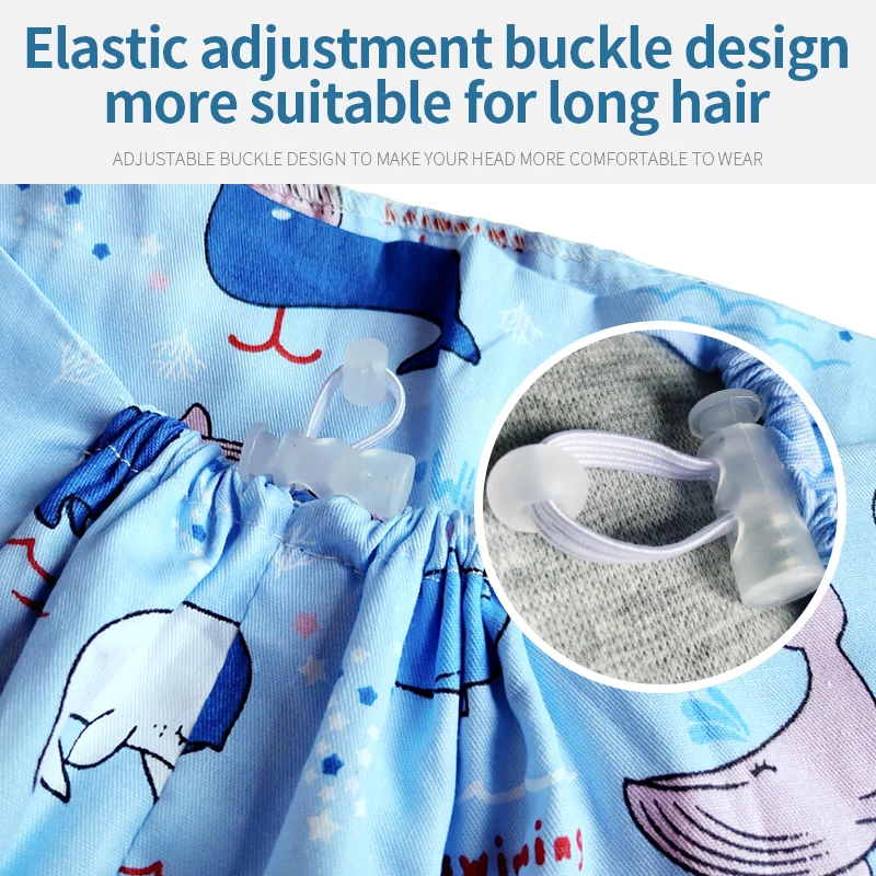 Hospital Medical Surgical Cap Pet Doctor Scrub Cap Tieback Elastic Section Cotton Women Beauty and Health Hat Nurse Accessories