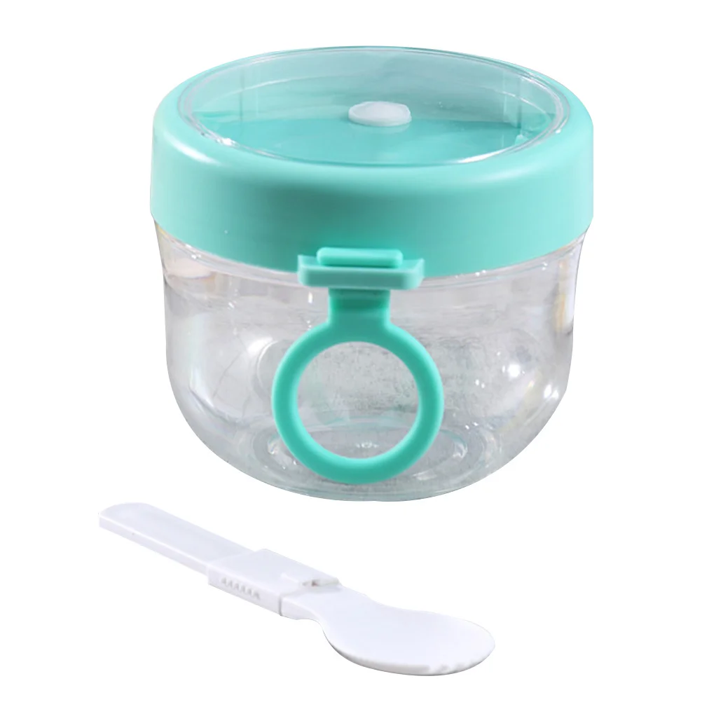 

1Set Fruit Storage Bowl Transparent Soup Cup Portable Sealed Breakfast Cup Lightweight Mini Salad Bowl