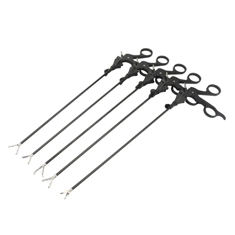 1PC Reusable Laparoscopy Instruments Forceps Curved Laparoscopic Scissors/ Grasper/ Dissector