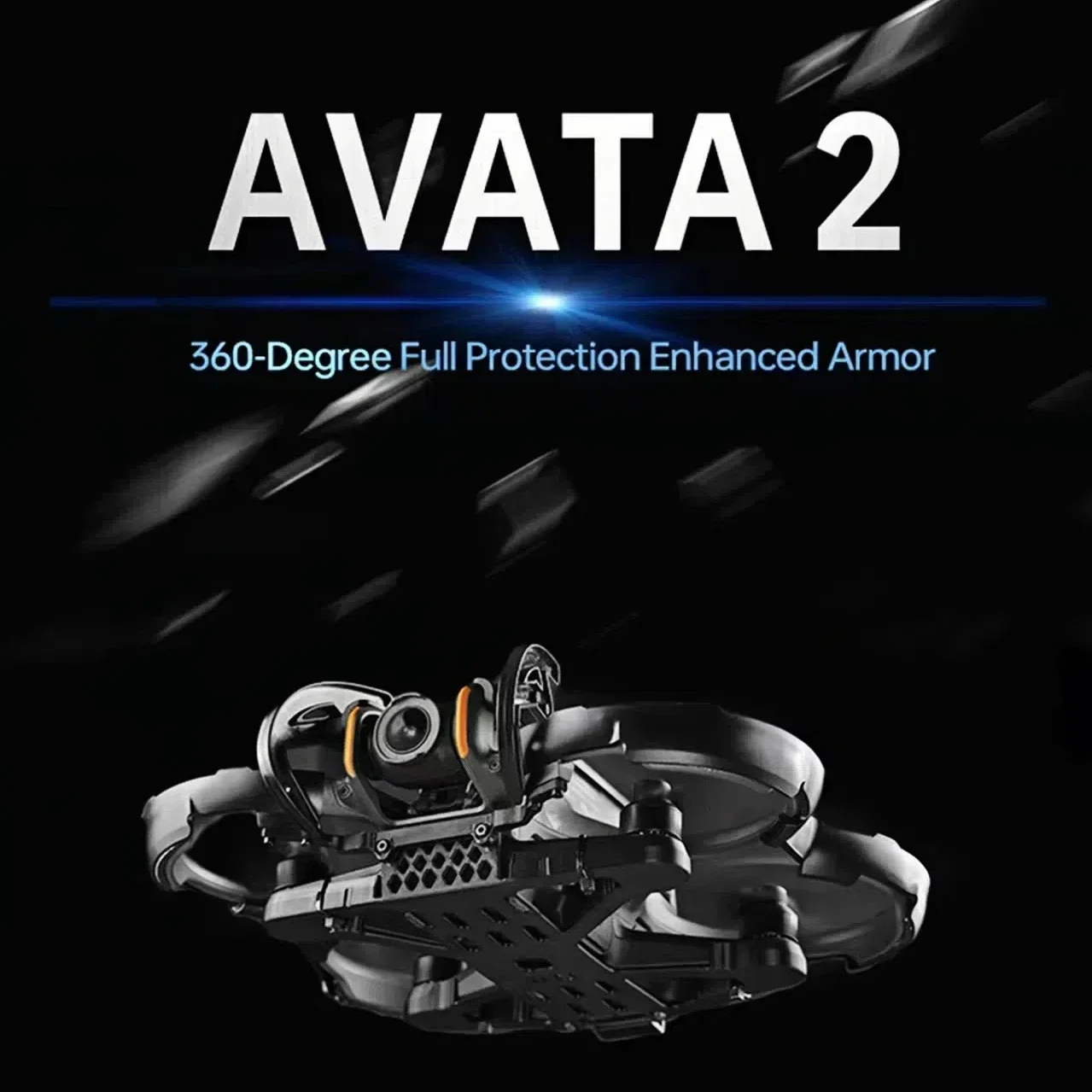 

360° Full Protection Enhanced Armor for DJI AVATA 2 Drone Protector Bumper Ring Protective Rod Anti-Collision Accessories