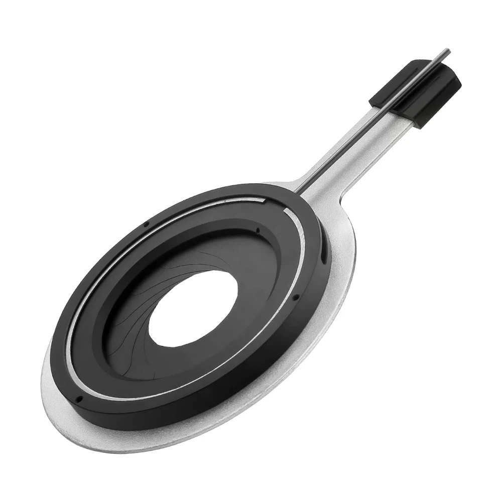 Fotografia metalowa przesłona przysłony uchwyt Gobo regulowany pierścień przysłony dla Studio Strobe optyczny Snoot stożkowy Focalize skraplacz