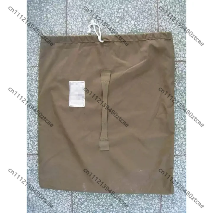 Fine Canvas Drawstring Storage Bag 69×60cm Outdoor Home Travel Multifunctional Draw‑string Pouch