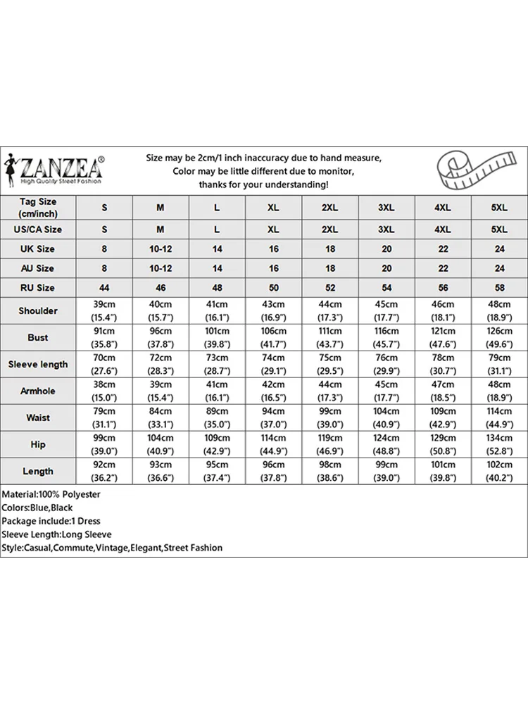 ZANZEA 보헤미안 프린트 베스티도스 2024 여성용 터틀넥 드레스, 캐주얼 지퍼 미니 선드레스, 패션 랜턴 긴팔 로브