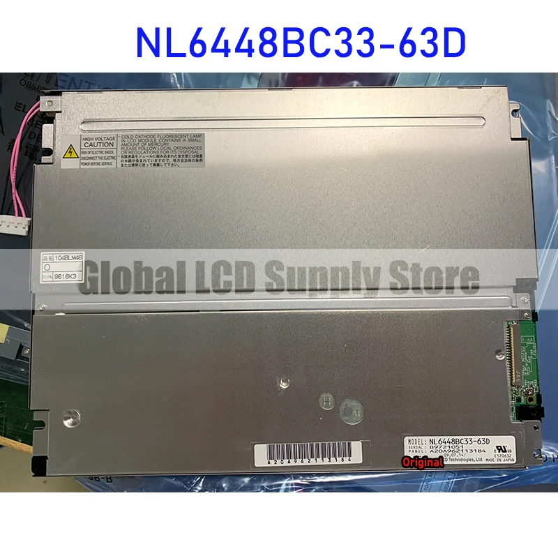 

NL6448BC33-63D Industrial 10.4 Inch LCD Display Screen Panel Original for NEC Brand New