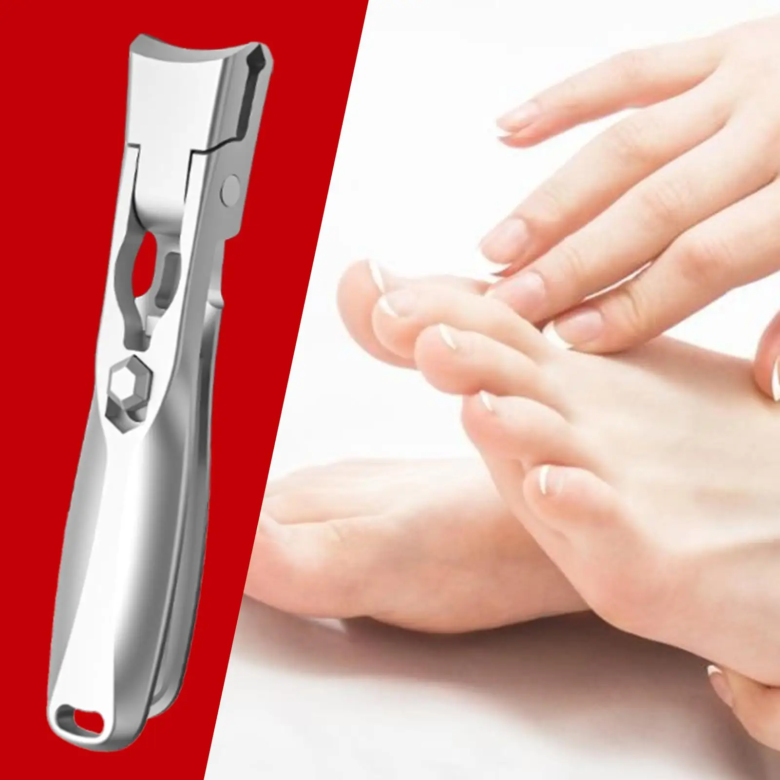 

Nail Clippers Stainless Steel Nail Cutters Anti-Splash Fingernail Scissors Fingernail Clipper Toenail Cutter Manicure Scissors