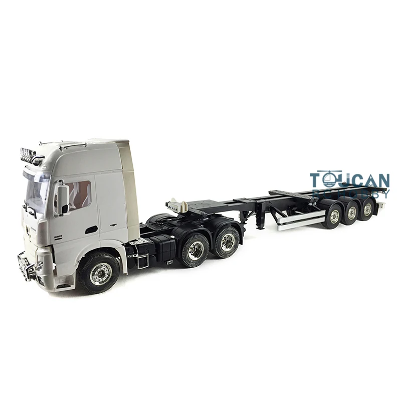 RC 40ft Semi Trailer Chassis Model Kit Version for 1/14 DIY TAMIYAYA Tractor Truck Car Model Toys Toucan RC Hobby TH01023-SMT1