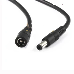 10A Pure Copper DC5.5*2.5 Male to Female/Male to Male Power Cord Projector Notebook Extension 1.5/3/5 m