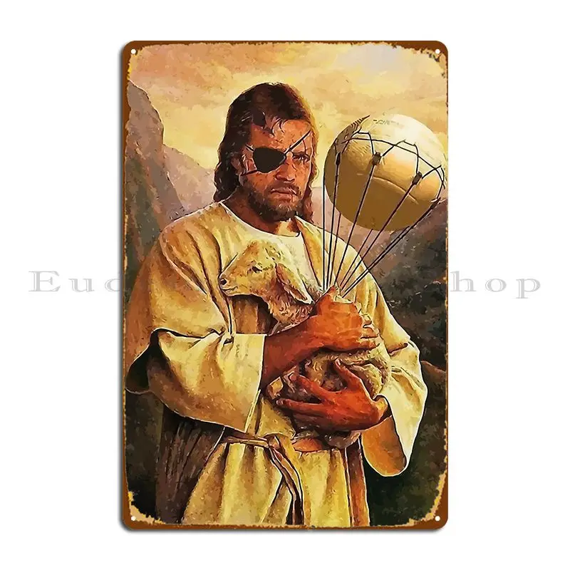 Metal Gear Our Father Big Boss Solidmetalgear Metal Plaque Poster Cinema Mural Create Iron Painting Tin Sign Poster