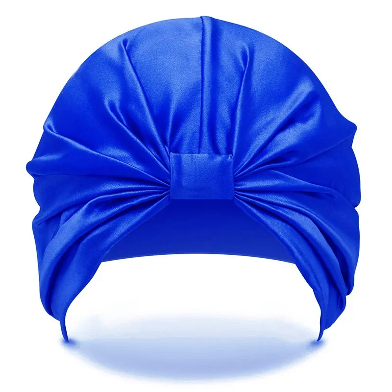 100% Mulberry Silk Sleep Cap for Women Hair Care,Natural Silk Night Bonnet with Elastic Stay On Head