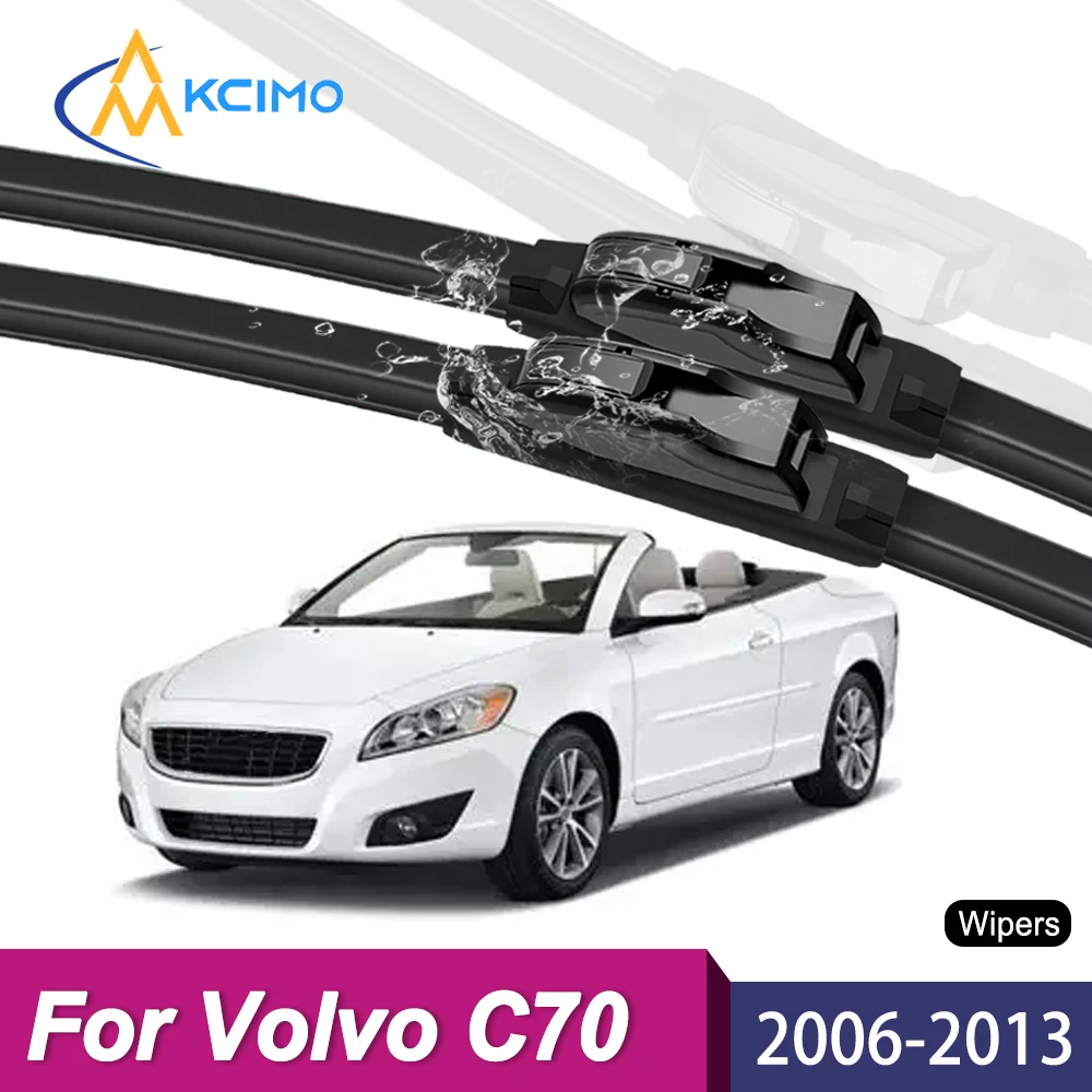 

OEM Style Exact Fit Front Windshield Wiper Blades For Volvo C70 2006-2013 Perfect Replacement Wiper Kit