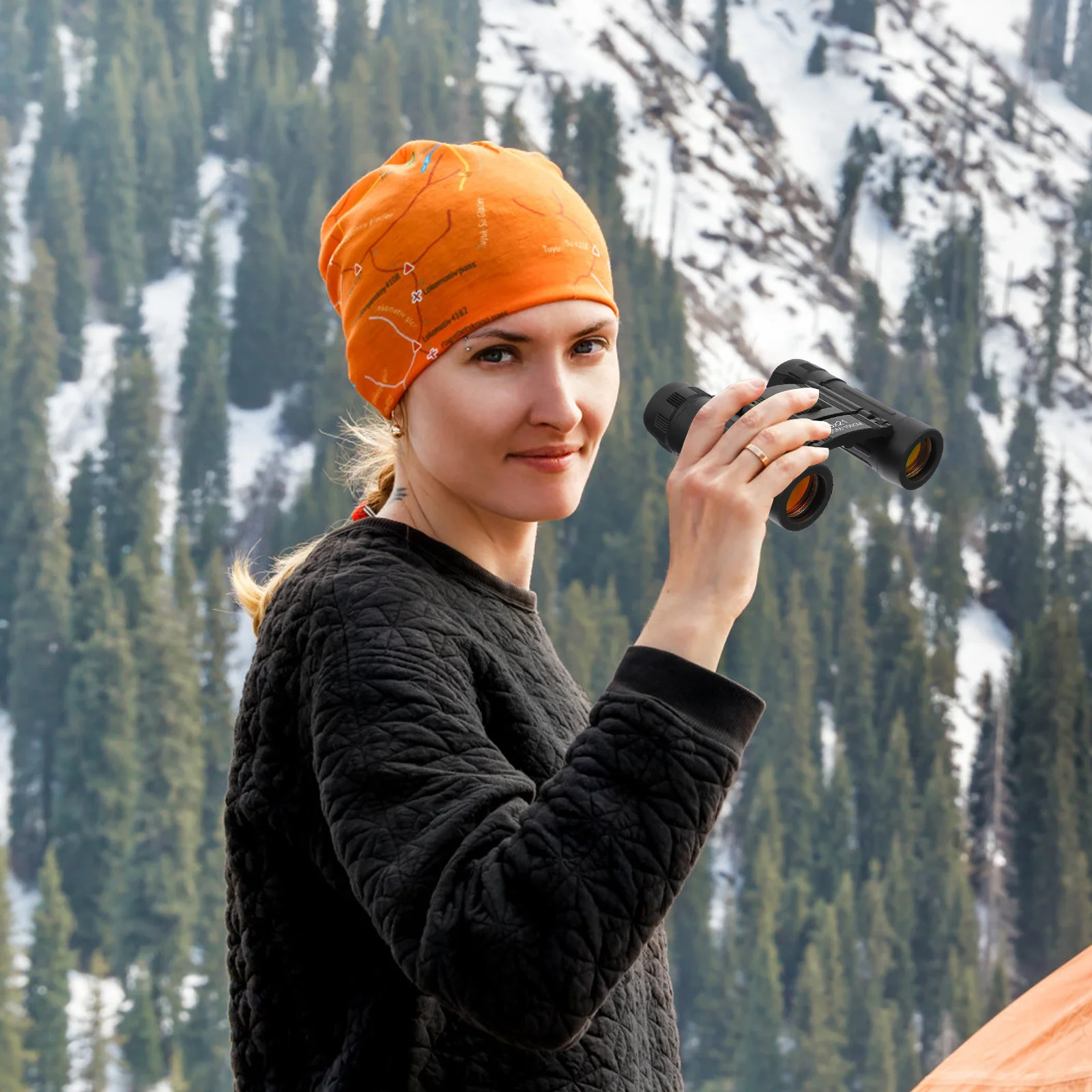 Visione notturna portatile, compatta, leggera, impermeabile, per birdwatching, escursionismo, viaggi, concerti, teatro dell'opera