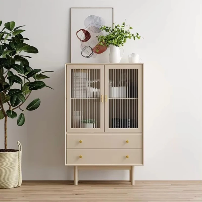 

Sideboards Wooden console cabinets Kitchen and dining room furniture display cabinets with glass sliding doors