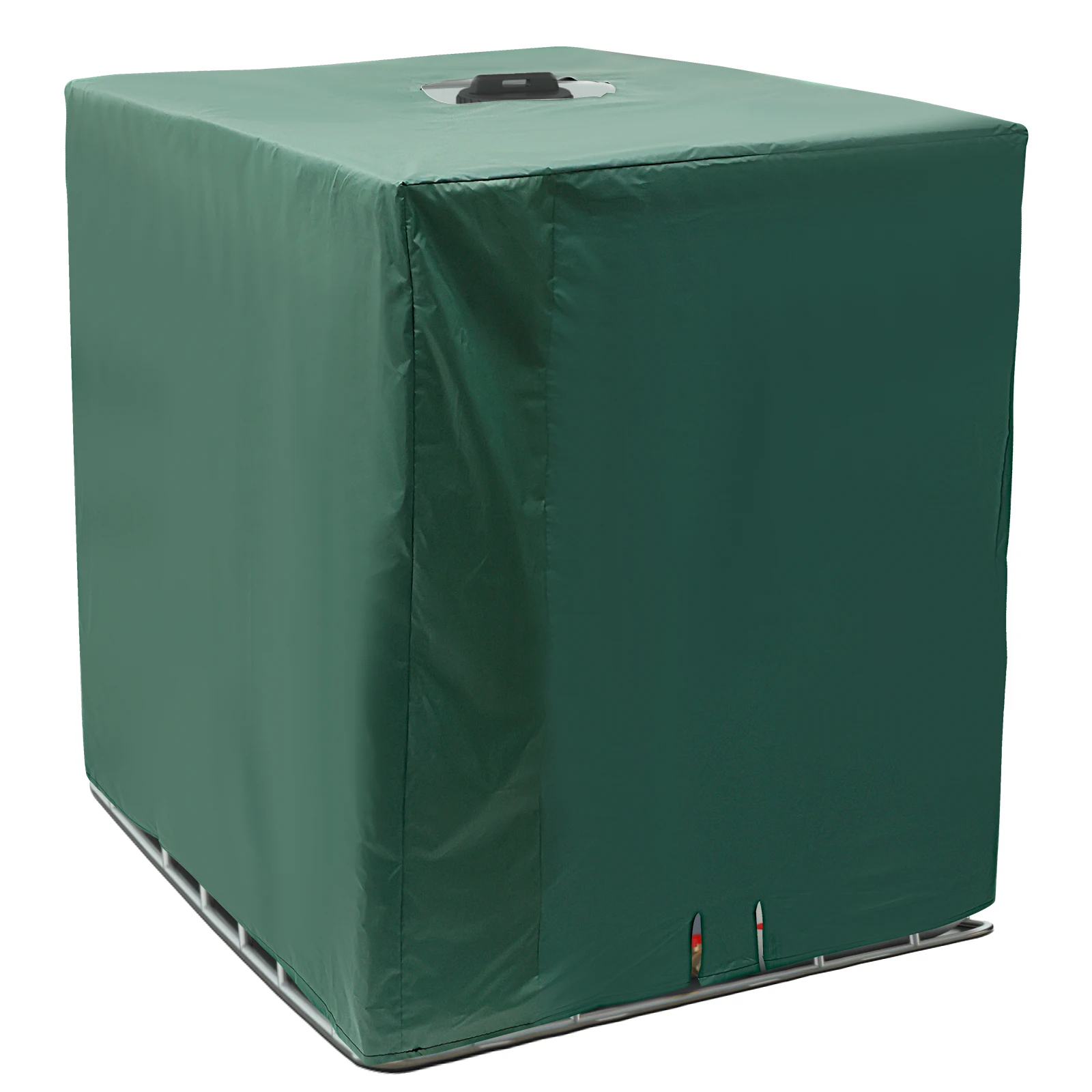 

IBC Tote Cover Водонепроницаемый 1000-литровый контейнер для дождевой воды Дождевик Пылезащитный чехол для резервуара для воды Ткань Оксфорд на открытом воздухе Защита от ультрафиолета