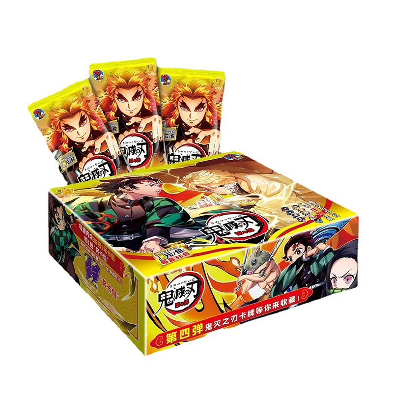 Out Of Print Demon Slayer Collection Card TCG Anime Booster Pack Box Kamado Nezuko Rare Board Game Kids Birthday Toy Gift