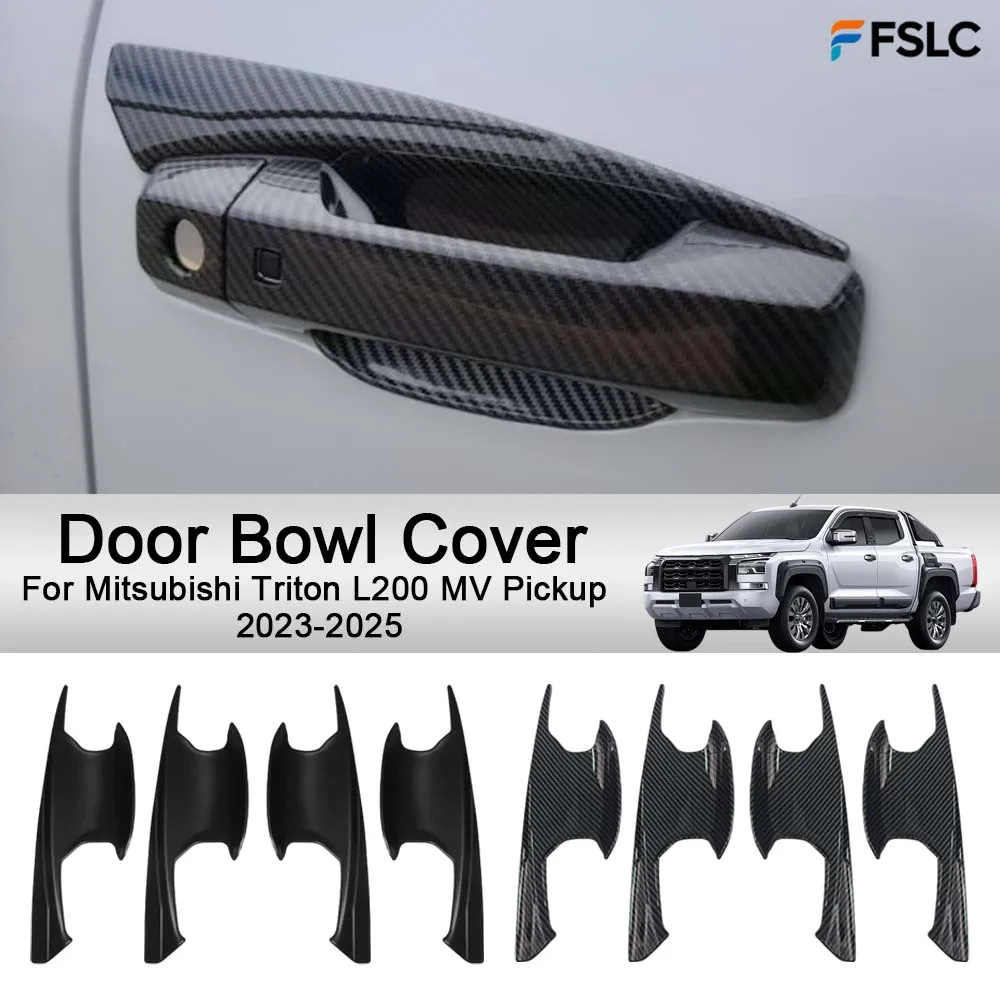 

Car Decoration Door Bowl Cover For Mitsubishi Triton L200 MV Pickup 2023-2025 Cars Accessories Styling Upgrade