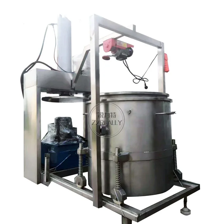Exprimidor hidráulico de 200L y 300L de capacidad, prensa en frío, máquina extractora hidráulica de un solo tanque de acero inoxidable 304