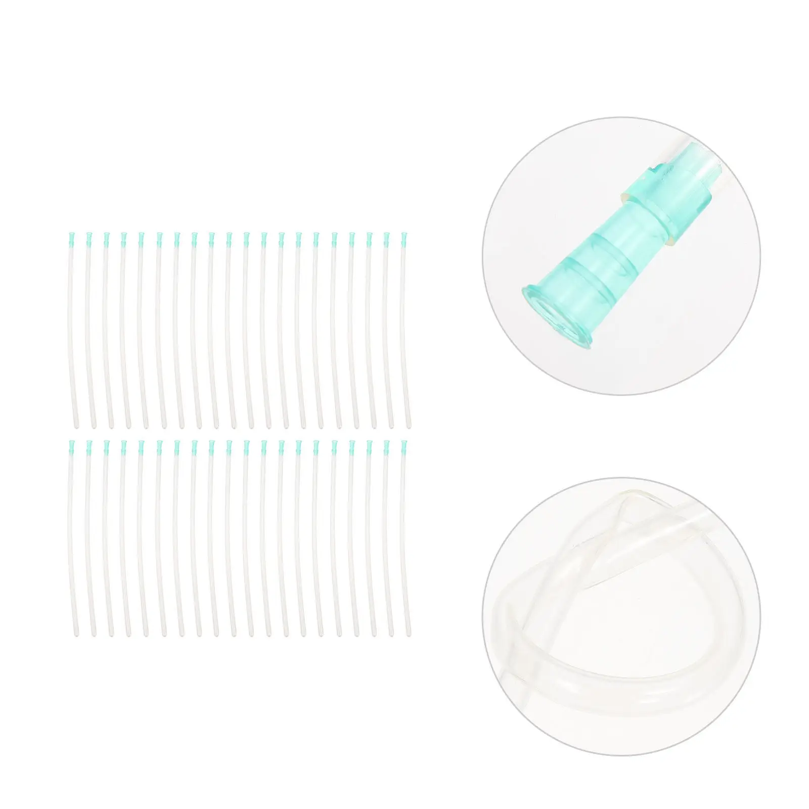 

50Pcs Tube Disposable Sterile Packed Cleaning Tool for Rectal Canal Irrigation Reliable Smooth Tips First Aid Use