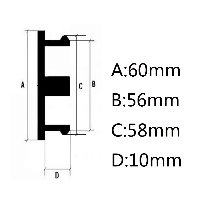 4Pcs/Kit 60mm (in:58mm) 3D Car Wheel Center Hub Cap Rim Hub Cover Automotive Wearing Parts Tyre Parts