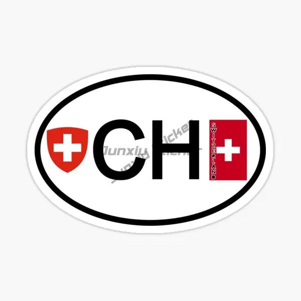 

Suriname CH Switzerland SYR Syria EAT Tanzania T Thailand Country Code Flag Car Helmet Bike Car Sticker