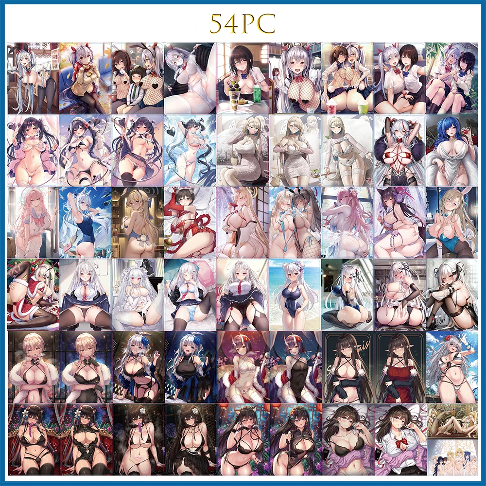 54PC/Set Anime Goddess Story DIY ACG Takanashi Hoshino Hoshino Ai Boys Game Toys Christmas Birthday Gift Collectible Cards