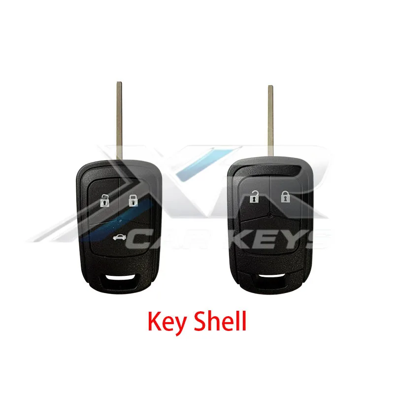 

2/3 Car Key Housing Key Fob Case Shell for Opel Astra 2012 for Chevrolet Camaro Sonic Cruze Malibu Volt Spark Equinox