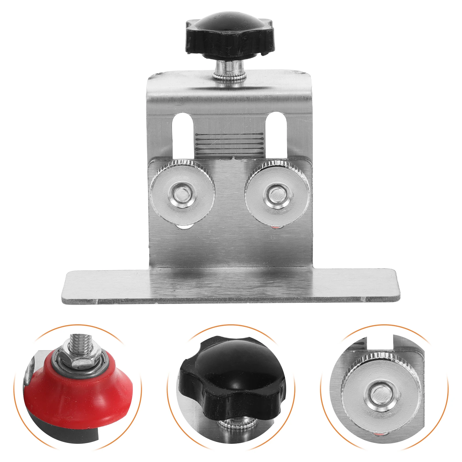 

3 Pcs Hardware Cabinet Door Installation Artifact Stainless Steel Adjustable Tool