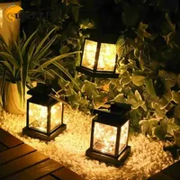 Hanging Outdoor Garden Decorative Light Outdoor Yard Garden Patio Decor Lamp Waterproof LED Solar Lantern