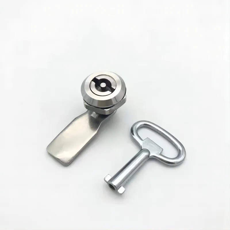 1 Set Edelstahl 18mm Werkzeug Lock Cam Zylinder Schloss Für Industrielle Schrank Cam Lock 18mm Elektrische Schrank schloss Schlüssel – Detail 4