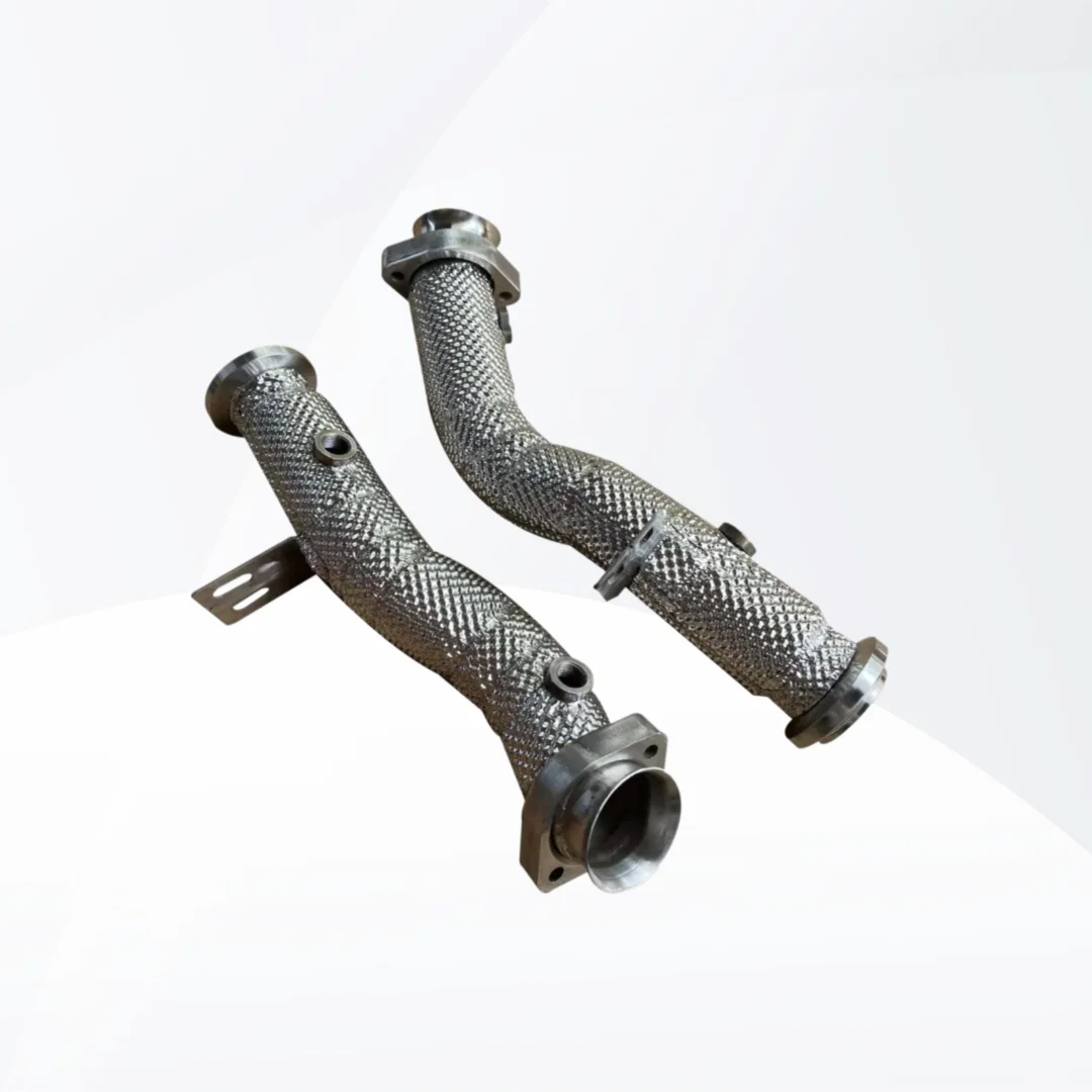 For Mercedes-Benz W205/3.0T Catless Downpipe E43/C43/C400/C450/E400/M276 Unblocked Exhaust Head