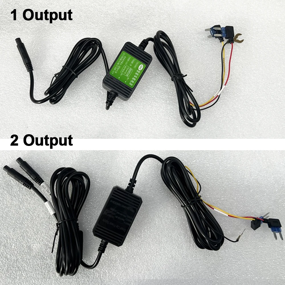Carsanbo 12V to 5V 3A Step-Down Cable for Parking Monitoring (Compatible with SM625 Series and SM602 Series)