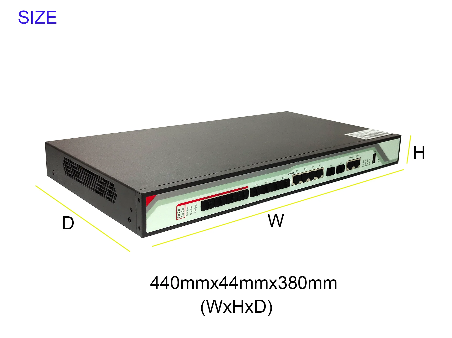 Olt Epon 4 Pon Ftth Olt Epon 10ge Gpon 8 Port 16 Port Gepon Olt