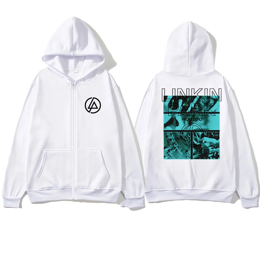 أزياء لينكين بارك من صفر جرافيك هوديس Harajuku الهيب هوب البلوز الرجال النساء ملابس طويلة الأكمام الصوف الشارع الشهير #2