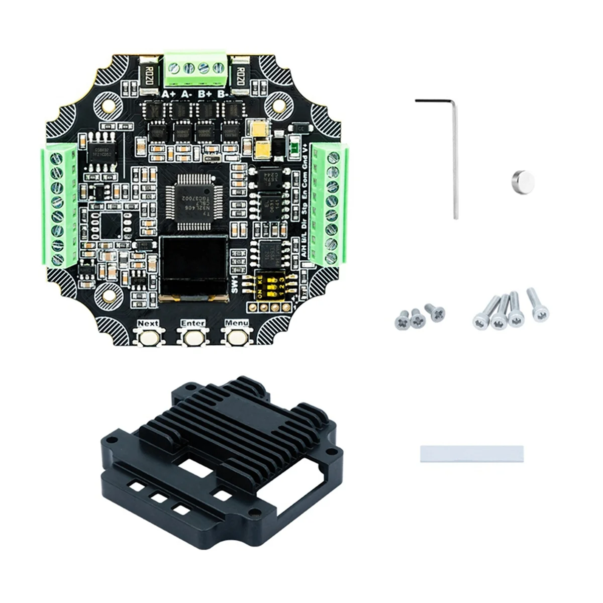 IYBBW-MKS SERVO57D RS485 MB PCBA NEMA23 Closed Loop Stepper Motor Driver CNC 3D Printer for Gen L FOC Quiet and Efficient