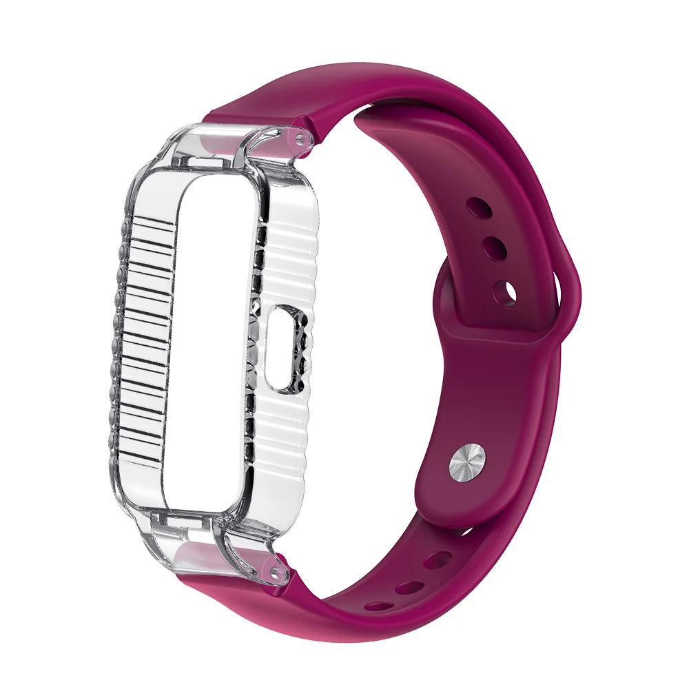 

Reverse-buckle Watch Strap For Huawei Band 8/8NFC/9/9NFC/10 Quick Release Skin-friendly Silicone Fashion Smartwatch Band Unisex