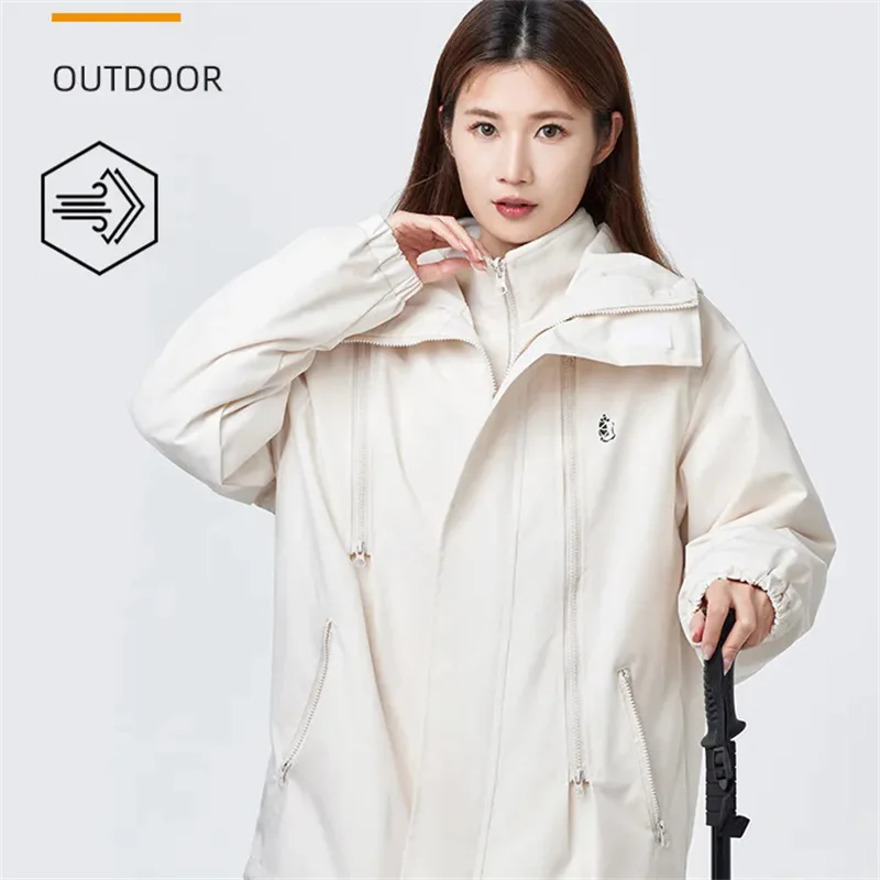 Autumn Winter Top+3-in-1 Stormtrooper Jacket+Shake Fleece Inner Tank Outdoor Thick Waterproof and Windproof Coat with Fleece ﻿