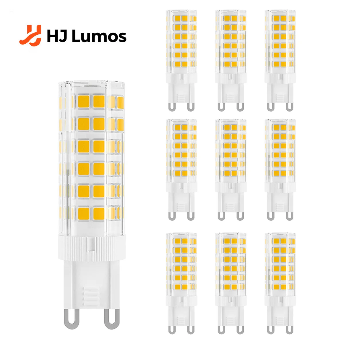 

10pcs G9 LED Bulb 220V 4W 5W 7W No Flicker Ceramics Crystal Chandelier Light Bulbs Energy Saving Lamp for Home Decor