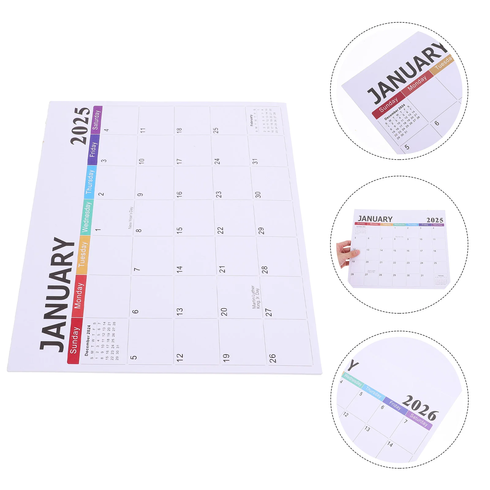 Calendar for Fridge 2025-2026 Large Monthly Planner Refrigerator Smart Paper Design