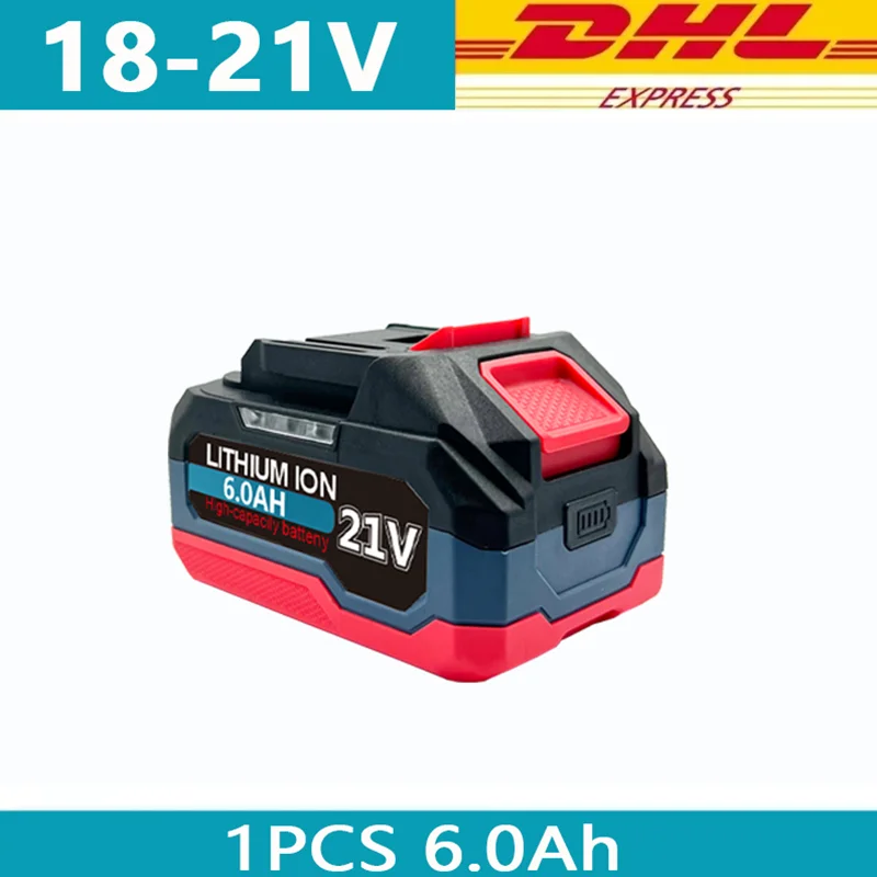 21V Lithium Batterij 6.0Ah 9.0Ah 12.0Ah Capaciteitsindicator Oplaadbaar Voor Makita 18V Batterij Pin Power Tool DDF487 BL1850 BL1860