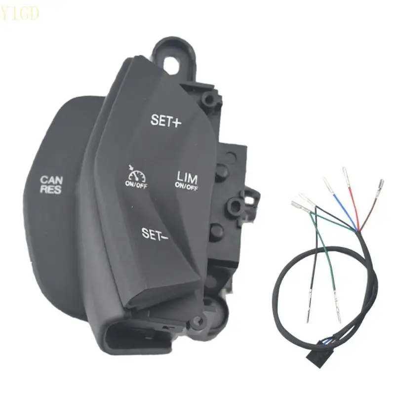 

y1gd Car Steering Wheel Buttons for Kuga 2012-2015 Cruise Control Function Switches DT1T9E740AA