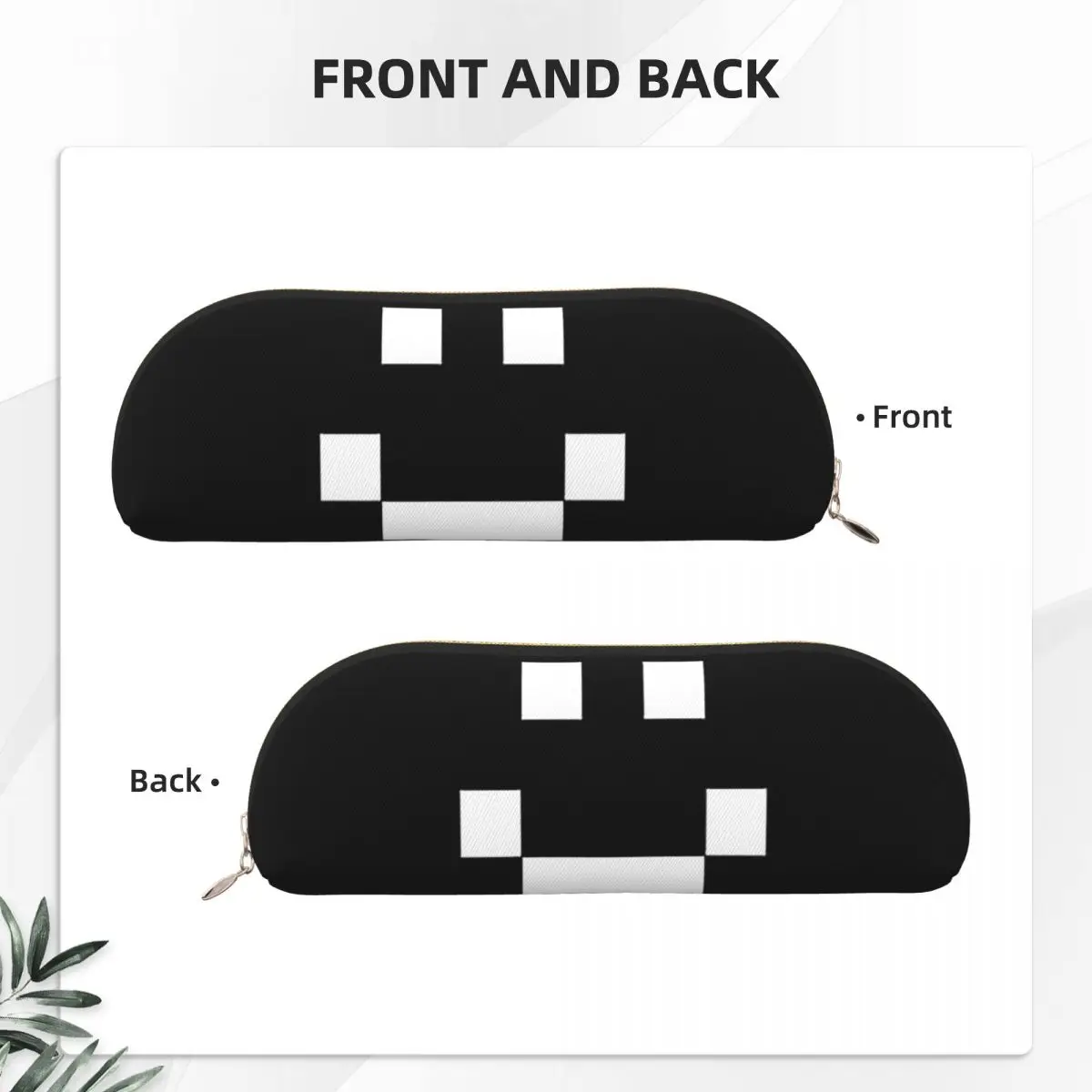 Quackity Merch Smile Logo مقلمة حامل قلم تخزين لوازم القرطاسية سعة كبيرة صندوق القلم حقيبة أقلام رصاص للبنين بنات