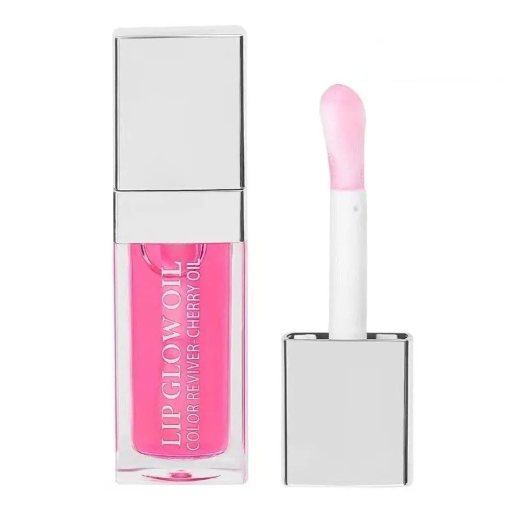 Lasting Jelly Lip Gloss Palette Colorful Water Gloss Glass Mirror Lip Glaze Non-Sticky Cup Toned Lip Frozen Plate Girls