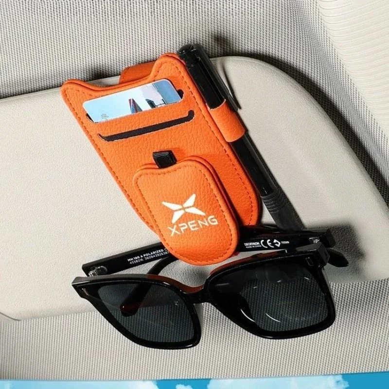 

Multifunctional Car Glasses Clip for Xpeng Xiaopeng P7 X9 G6 P5 G3 G9 G6 - Ticket & Sunshade Sunglasses Holder Accessory