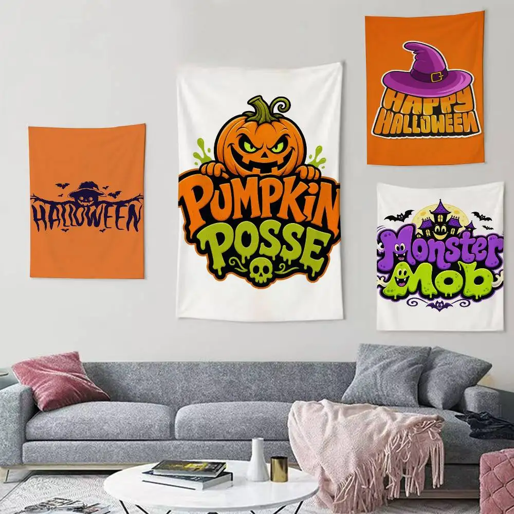 All Hallows Eve Flag Outdoor Decorations for Bedrooms Home Decor Items Banners Tapestry