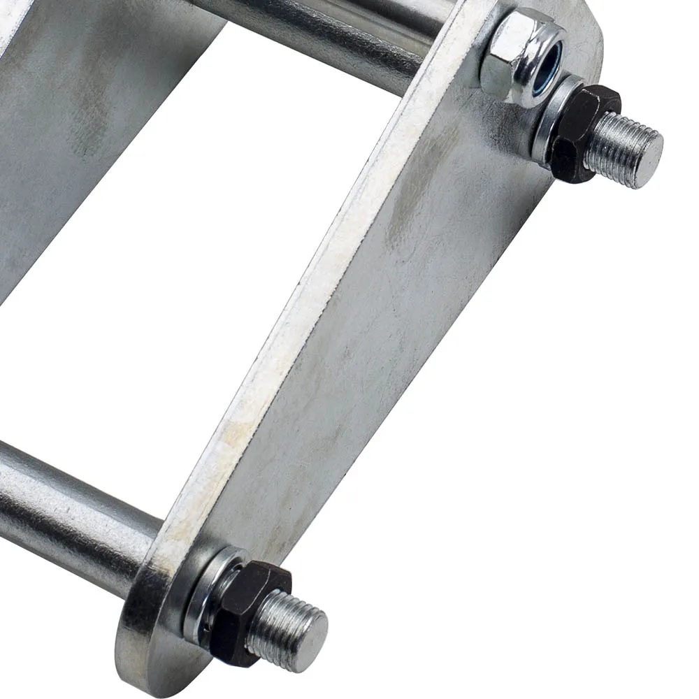2 Stück hochwertige verlängerte Schäkel für Toyota Landcruiser 73 75 40 60 Lift Kit – Detail 2