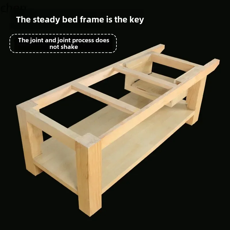 

D18-ZC solid wood beauty bed, special head therapy for beauty salons, moxibustion and eyelash massage bed, physiotherapy bed