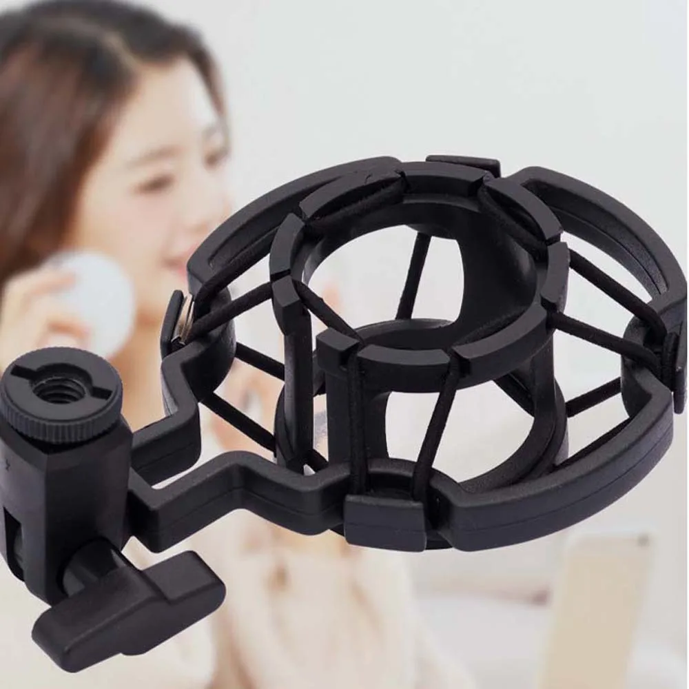 

Plastic Condenser Mic Microphone Mount Holder Mounting Clamp Microphone Stand Microphone Bracket Mic Shock Mount Mic Clip